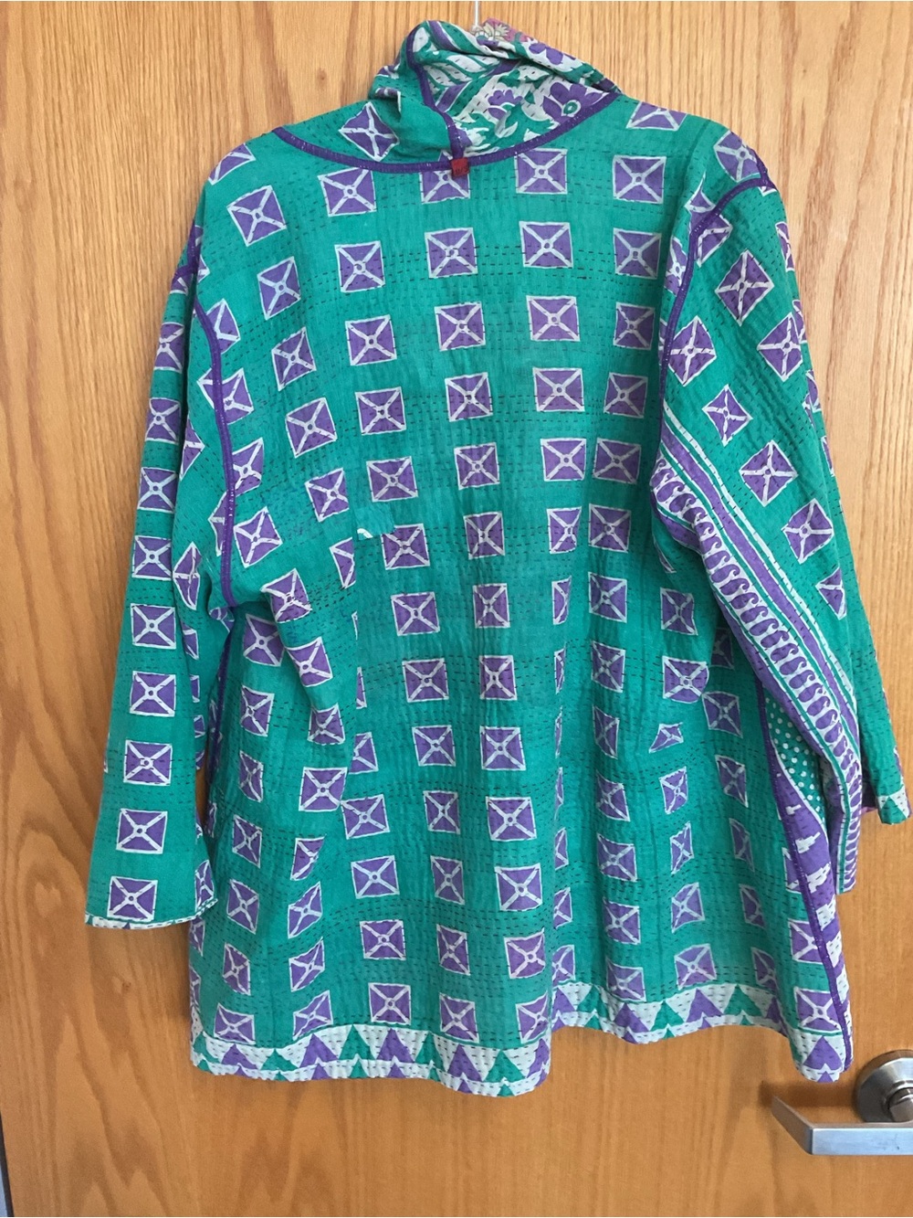 Mieko Mintz reversible hand embroidered jacket
